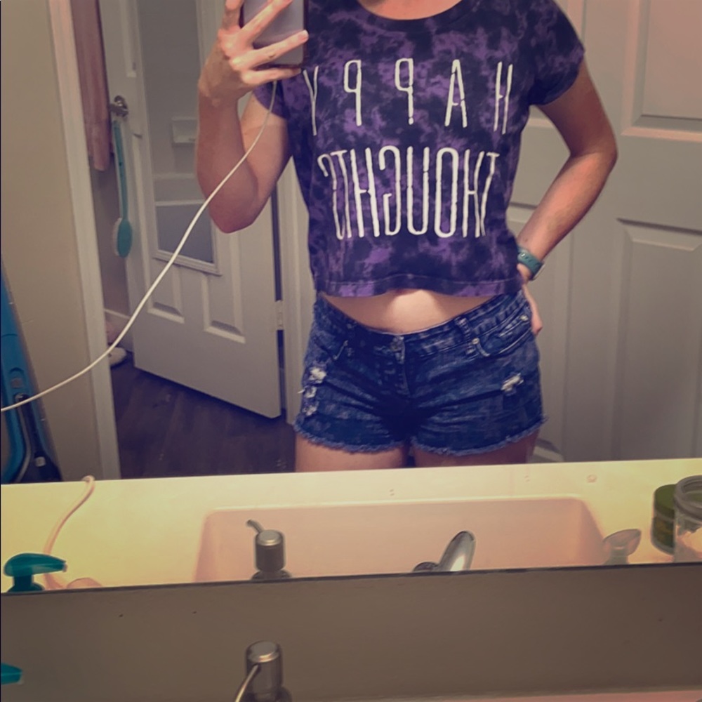 Crop and shorts set